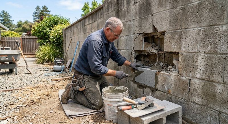 Block Wall Repair in Sarasota, FL