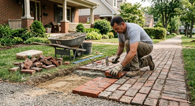 Brick Flatwork Repair in Nokomis, FL
