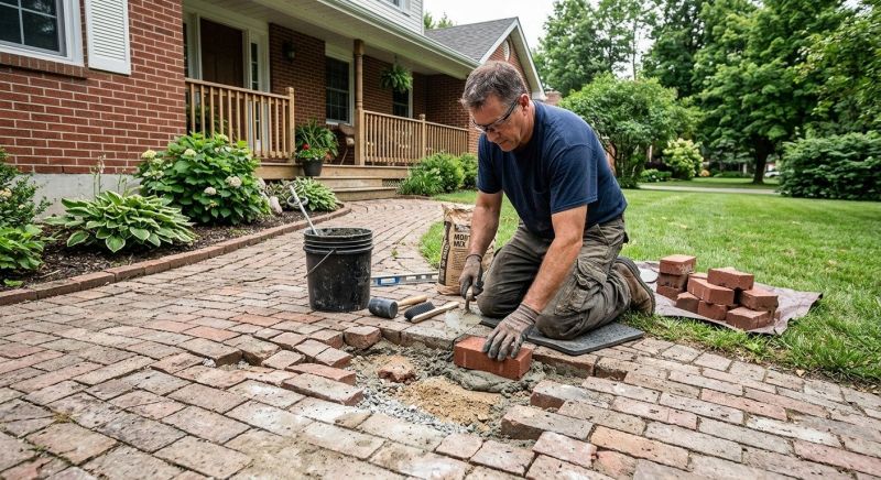 Brick Flatwork Repair in Nokomis, FL