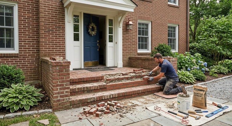 Brick Steps Repair in Venice, FL