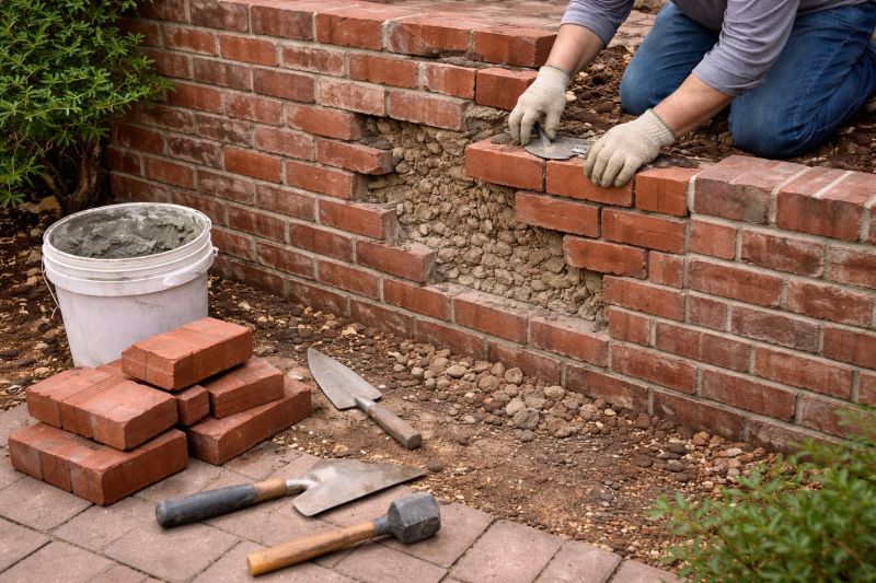 Brick Wall Repair in Sarasota, FL