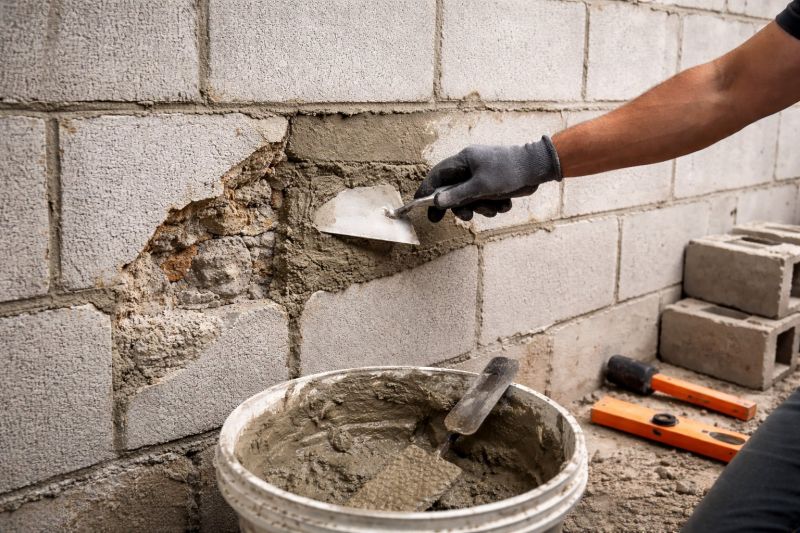 Cinder Block Wall Repair in North Port, FL