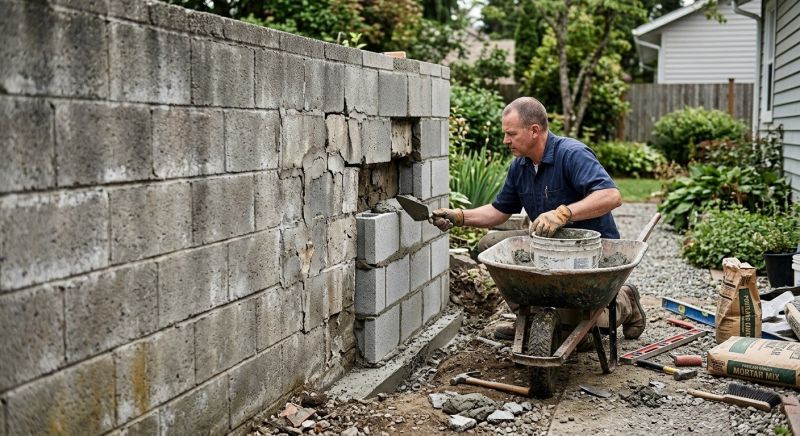 Concrete Block Repair in Port Charlotte, FL