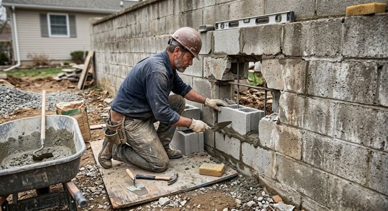 Masonry Wall Repair in Venice, FL