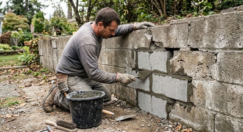Rock Wall Repair in Venice, FL