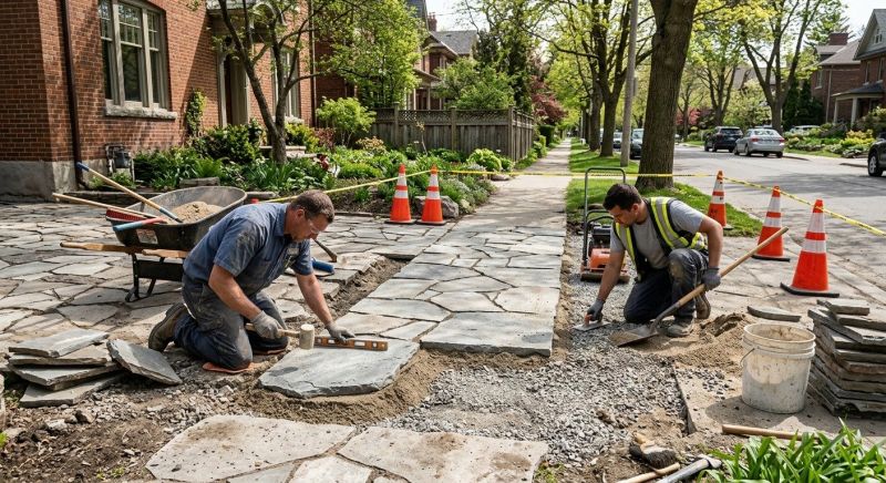 Stone Walkway Repair in Venice, FL
