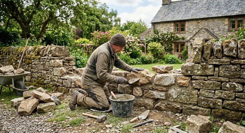 Stone Wall Repair in Nokomis, FL