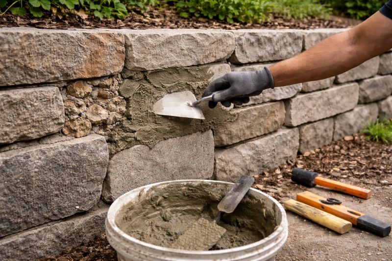 Stone Wall Repair in Sarasota, FL